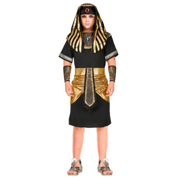 faraone-tunica-cintura-collare-bracciali-copricapo.jpg FARAONE (tunica, cintura, collare, bracciali, copricapo)