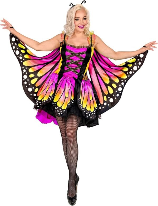 "FARFALLA" (vestito con tutu, ali, antenne)