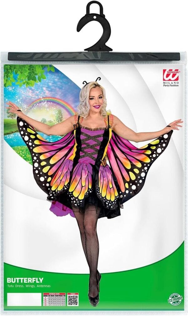 "FARFALLA" (vestito con tutu, ali, antenne)