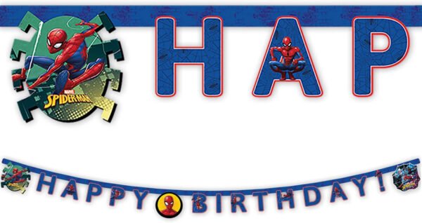 Festone HBday 240x15cm SpidermanTeamUp