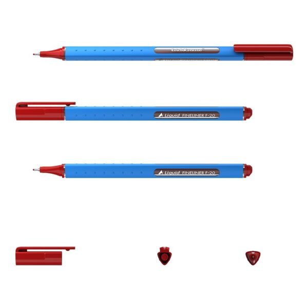 Fineliner ErichKrause&Acirc;&reg; Liquid F-20, ink color: red (box 12 pcs.)