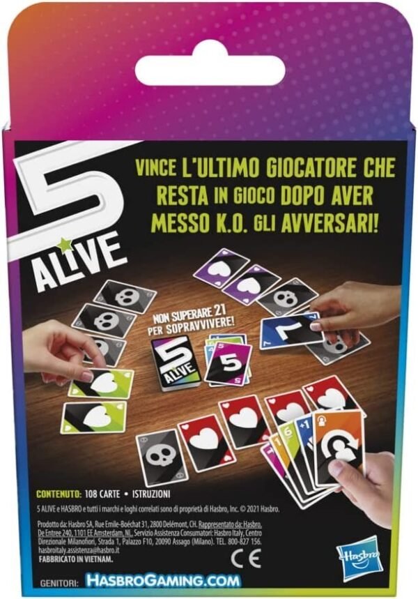 FIVE ALIVE CARD GAME