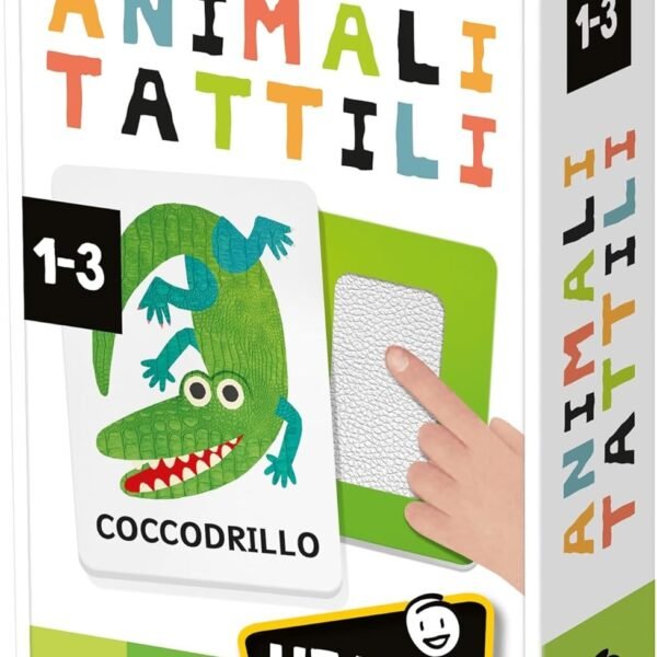 Flashcards Animali Tattili Montessori