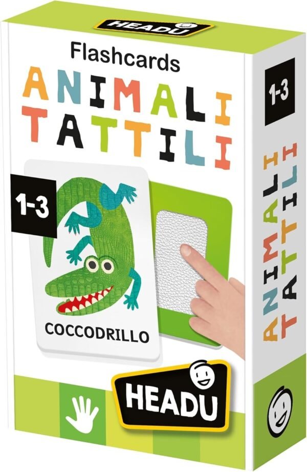 Flashcards Animali Tattili Montessori