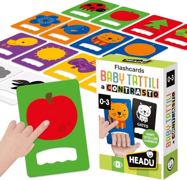 Flashcards Baby Tattili a Contrasto