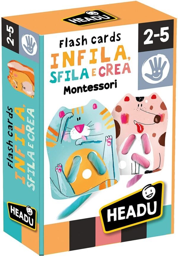 Flashcards Infila, Sfila e Crea Montessori