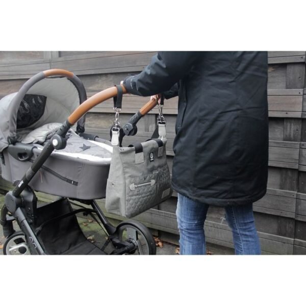 FP Borsa con fasciatoio portatile Grey M