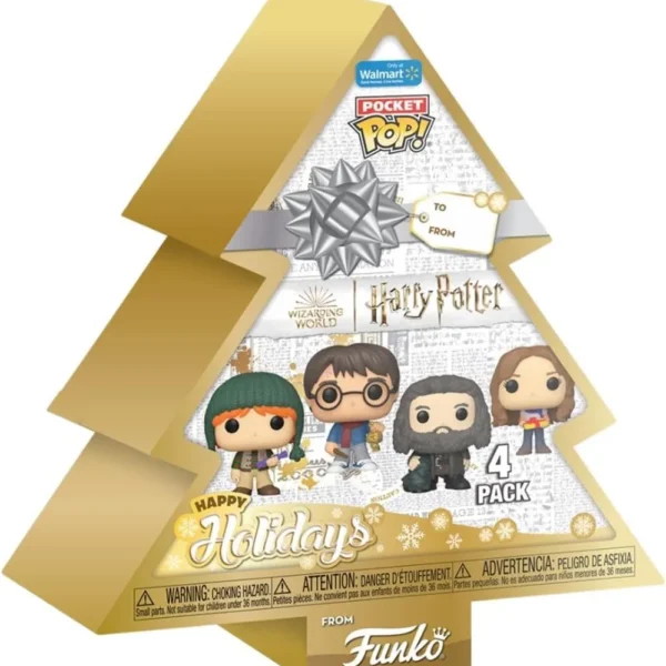 FUNKO POP! HARRY POTTER: HAPPY HOLIDAY POCKET 4PK