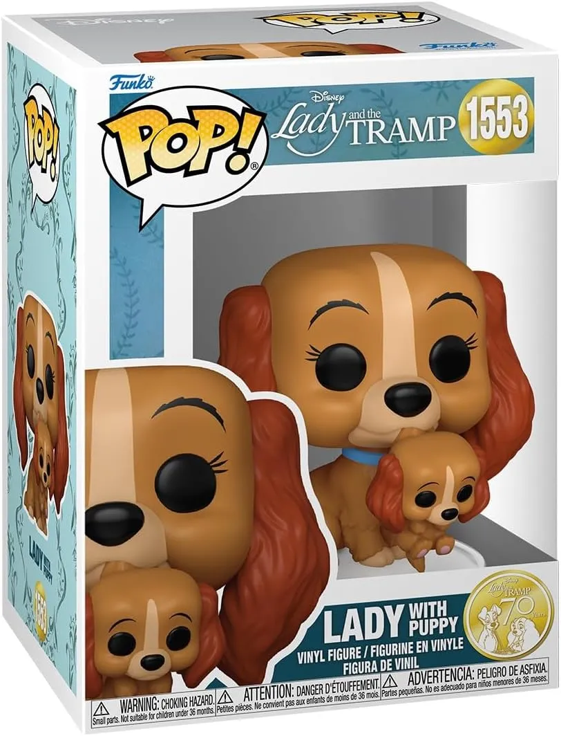 FUNKO POP! LADY AND THE TRAMP: LADY W/PUPPY (1553)