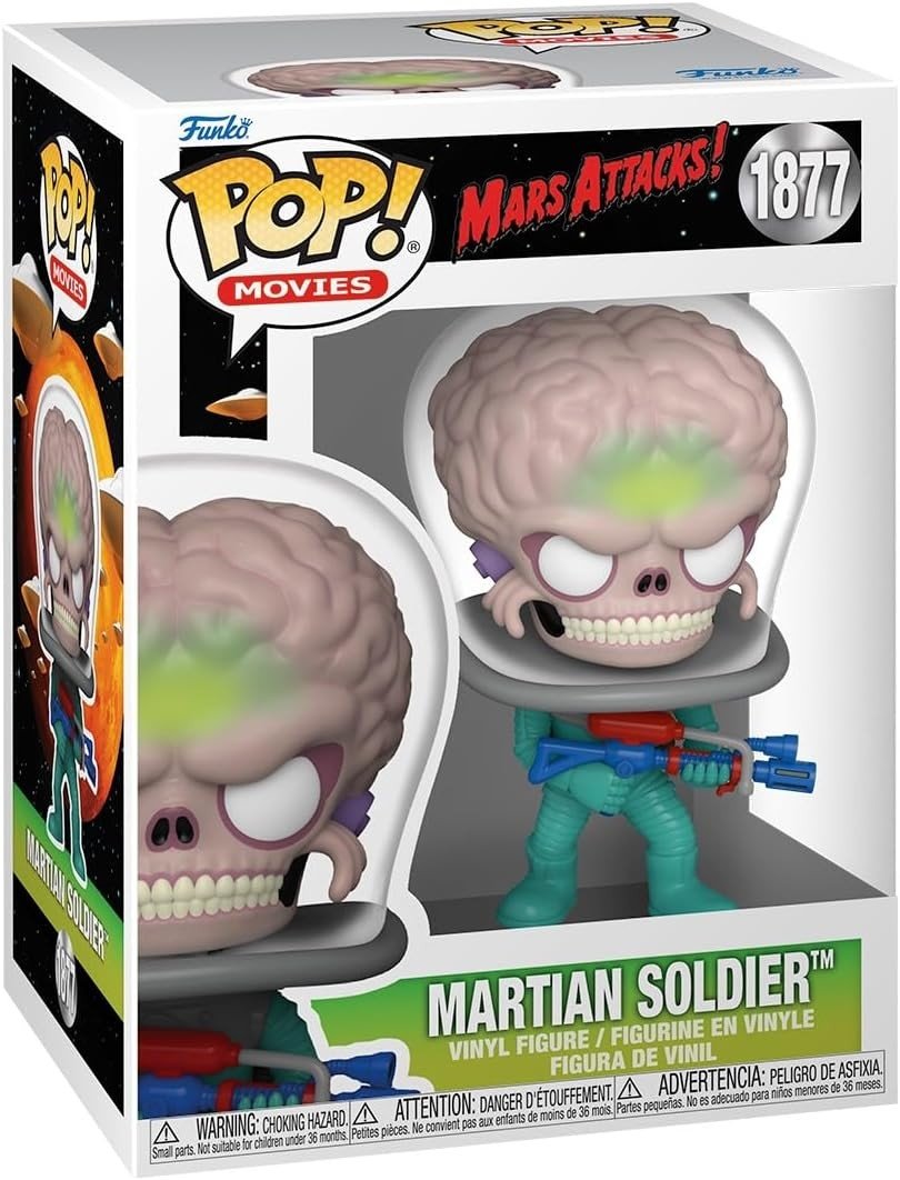FUNKO POP! MARS ATTACKS: MARTIAN SOLDIER W/ATOMIC GUN