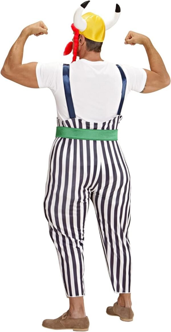 gaulois-maxi-pantaloni-con-bretelle-cintura-elmo-con-trecce-baffi-2.jpg "GAULOIS" (maxi pantaloni con bretelle, cintura, elmo con trecce, baffi)