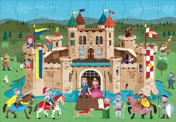 GIANT PUZZLE AND BOOK - IL CASTELLO DEI CAVALIERI