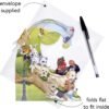 GIFT CARD Runaway Puppies SANTORO