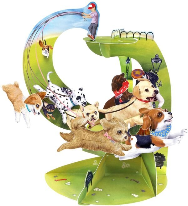 GIFT CARD Runaway Puppies SANTORO