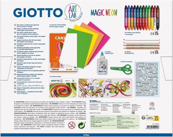GIOTTO ART 28 PCS LAB FUNNY COLLAGE