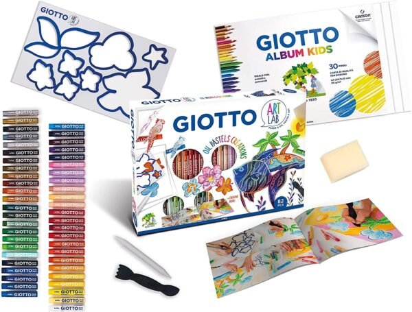 GIOTTO ART LAB OIL PASTELS CREATIONS