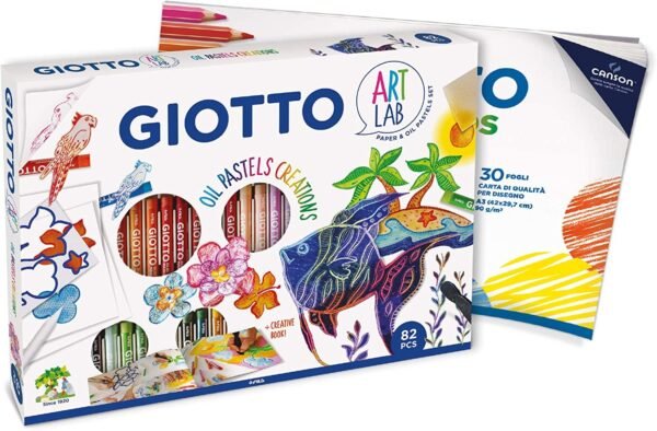 GIOTTO ART LAB OIL PASTELS CREATIONS