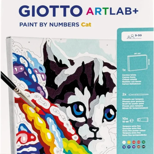 giotto-artlab-paint-by-number-cat.webp GIOTTO ARTLAB PAINT BY NUMBER CAT