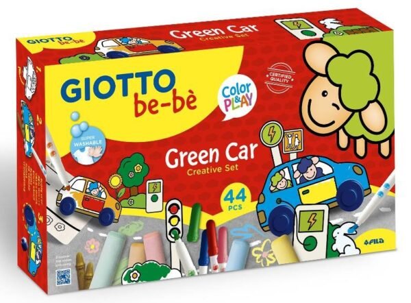 Giotto bebe' green car creative set