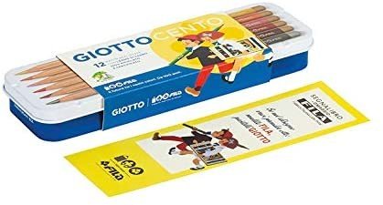 GIOTTO CENTO ASTUCCIO IN METALLO DA 12 MATITE