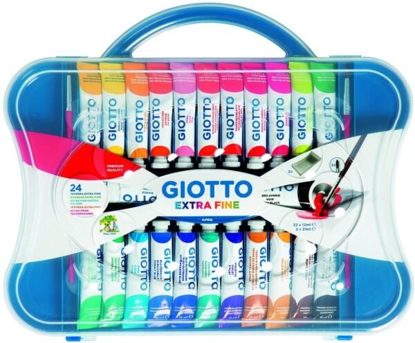 Giotto tempera extra in tubetto 12 ml 24 pz