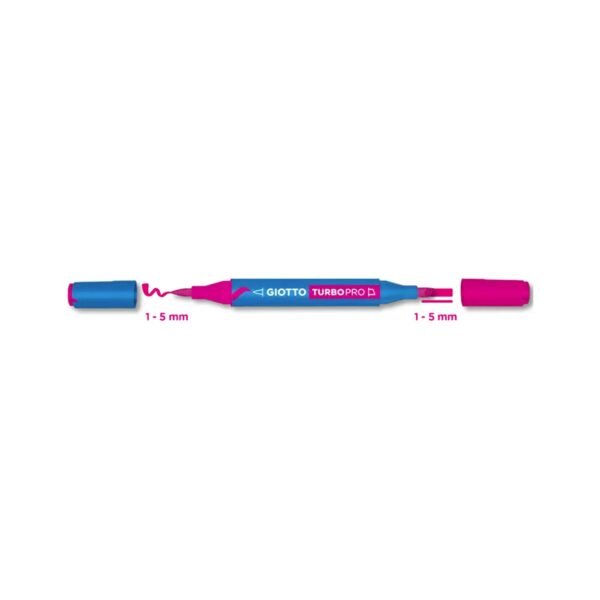 Giotto Turbo Pro Pennarelli Doppia Punta Punta Fine e Maxi 30 Colori F427900