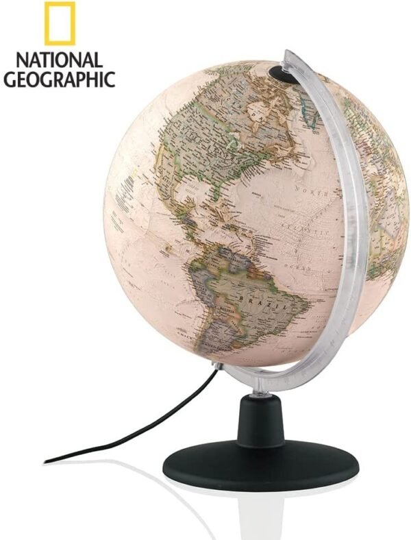 GLOBO 30 cm NatGeo CARBON EXPLORER, IT 230V