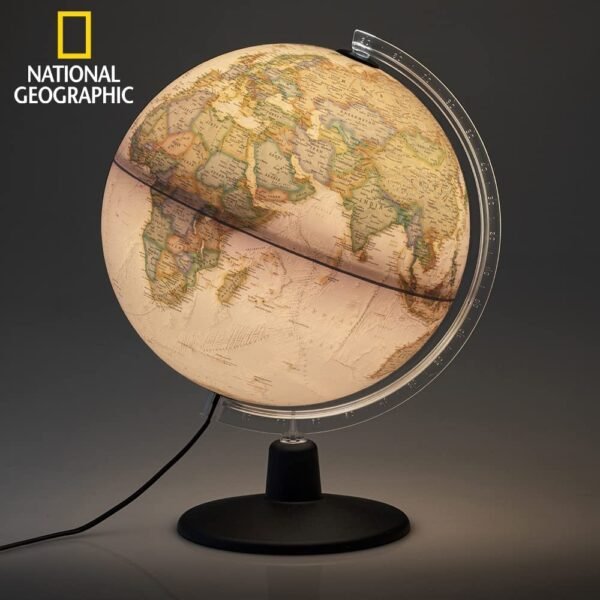 GLOBO 30 cm NatGeo CARBON EXPLORER, IT 230V