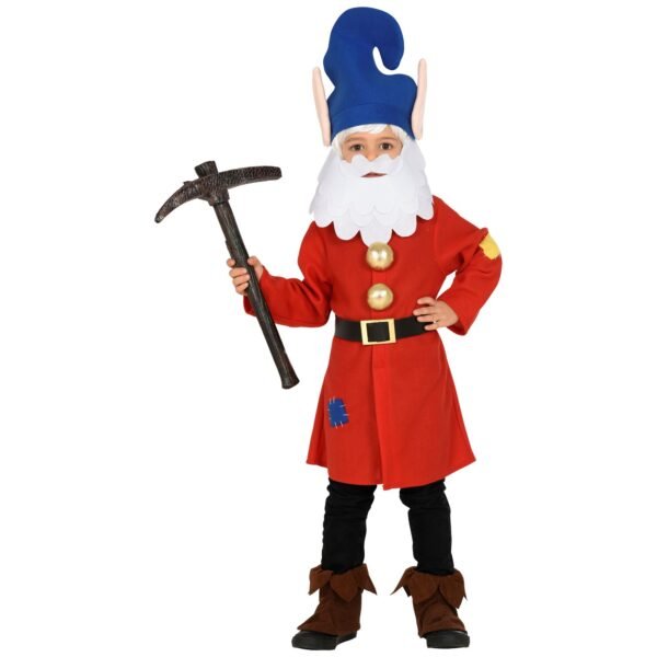 GNOMO (giacca, cintura, cappello con barba)