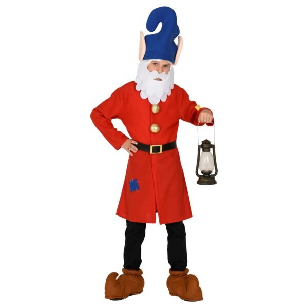 GNOMO (giacca, cintura, cappello con barba)