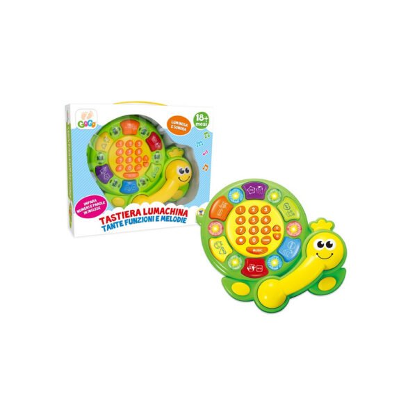 GOGO - BABY PIANOLA LUMACHINA CON TELEFONO