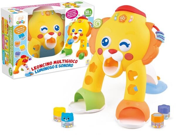 GOGO - FUNNY LEONCINO MULTIFUNZIONE LUCI E SUONI