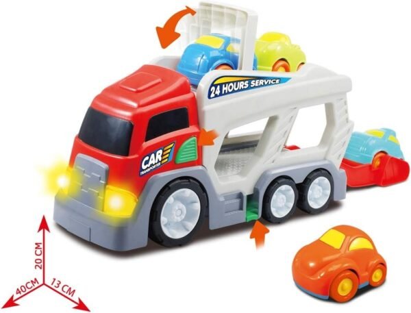 GOGO - GINO CAMIONCINO PORTA MACCHININE LUCI