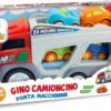 GOGO - GINO CAMIONCINO PORTA MACCHININE LUCI