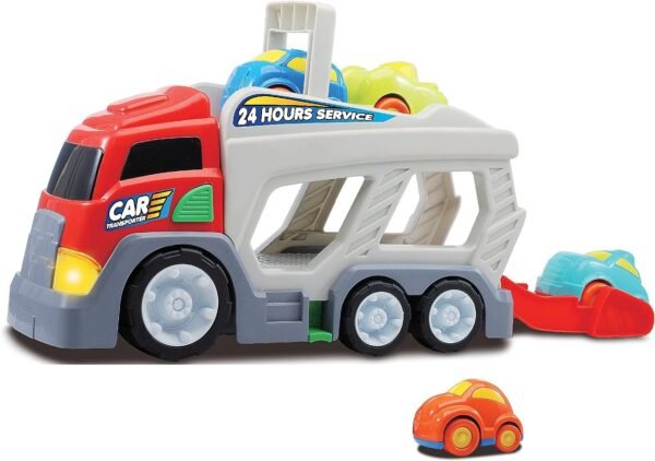 GOGO - GINO CAMIONCINO PORTA MACCHININE LUCI