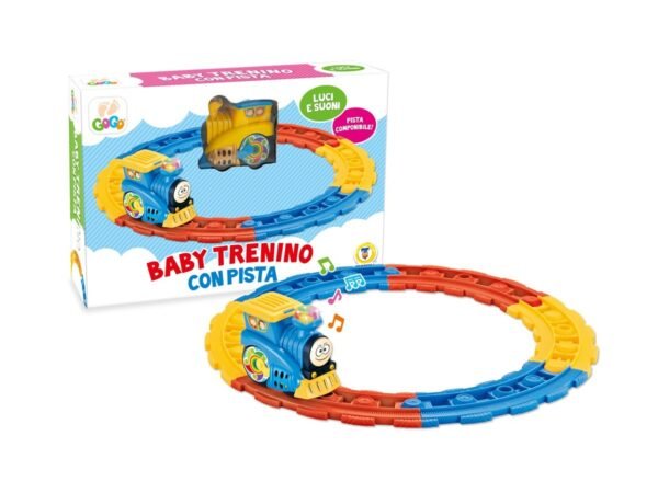 GOGO - PISTA TRENO CON ACCESSORI LUCI E SUONI
