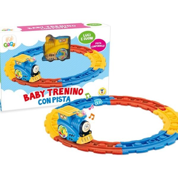 GOGO - PISTA TRENO CON ACCESSORI LUCI E SUONI
