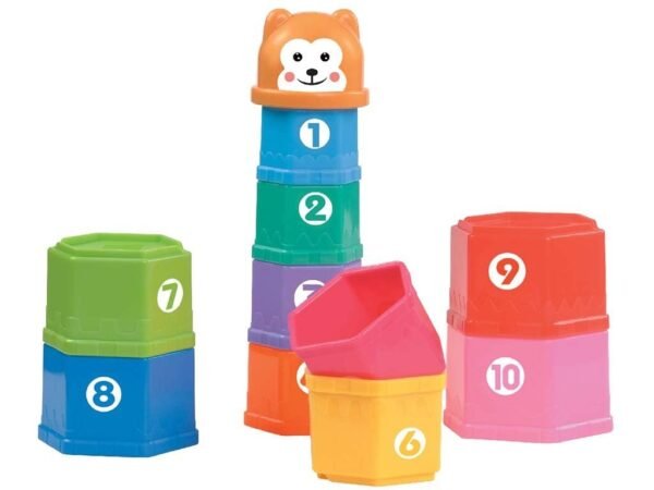 GOGO - TORRE COLORATA NUMERI CON SONAGLIO ORSETTO