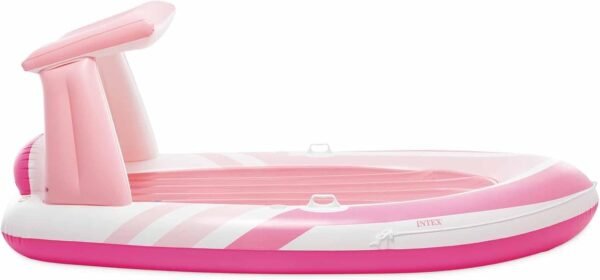 GONF MATERASSINO C/COPERTURA ROSA 244X119X97