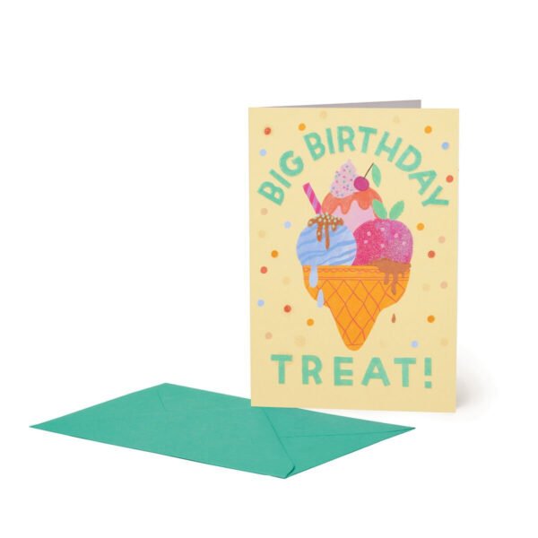 GREETING CARD - ICE CREAM