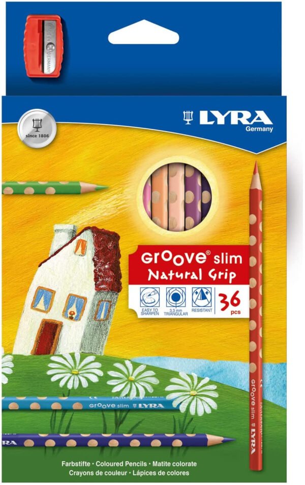 Groove slim cardb. box k36 + sharpener