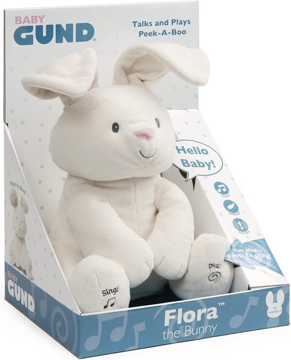 Gund flora coniglietto interattivo parlante