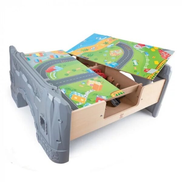 HAPE Pista in legno con tavolo
