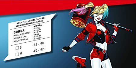 Harley quinn dc costume adulto tg m