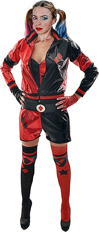 Harley quinn dc costume adulto tg m