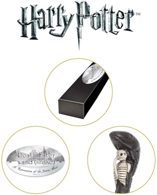 HARRY POTTER - REPLICA BACCHETTA MANGIAMORTE SERPENTE 30 CM (Gadget)