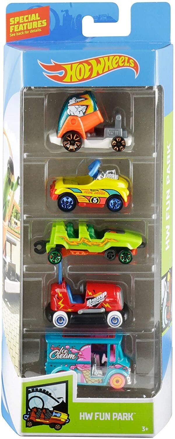 HOT WHEELS 5 VEICOLI DJG23
