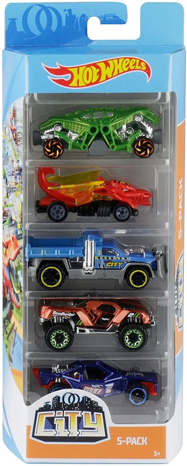 HOT WHEELS 5 VEICOLI DJG23