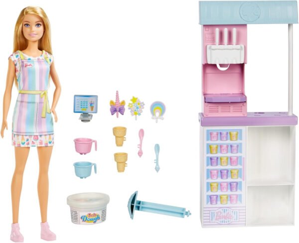 Ice cream shopkeeper playset