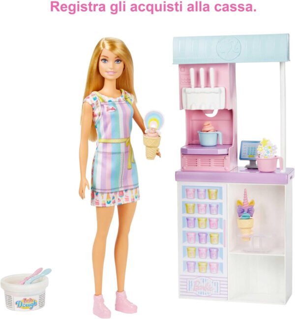 Ice cream shopkeeper playset